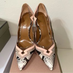 Aquazzura pump worn once for photo shoot